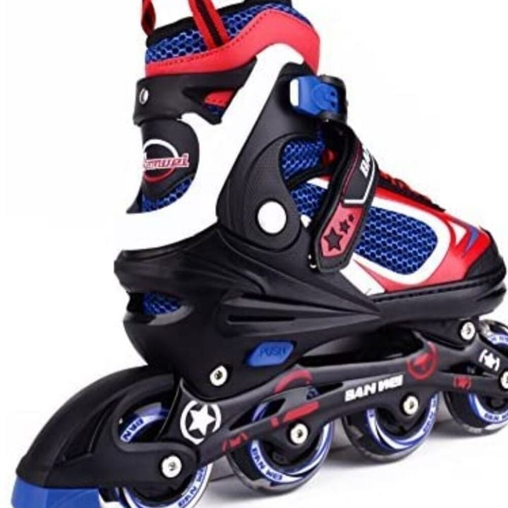 Child Adjustable Inline skates, New, 11-1
